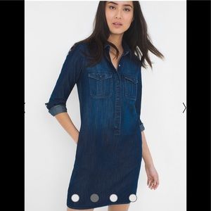 White House Black Market Denim Dress.